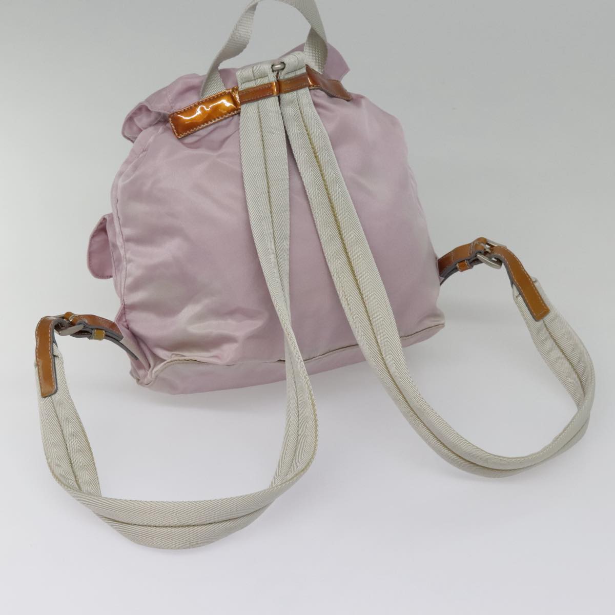 PRADA Backpack Nylon Pink Auth 93501