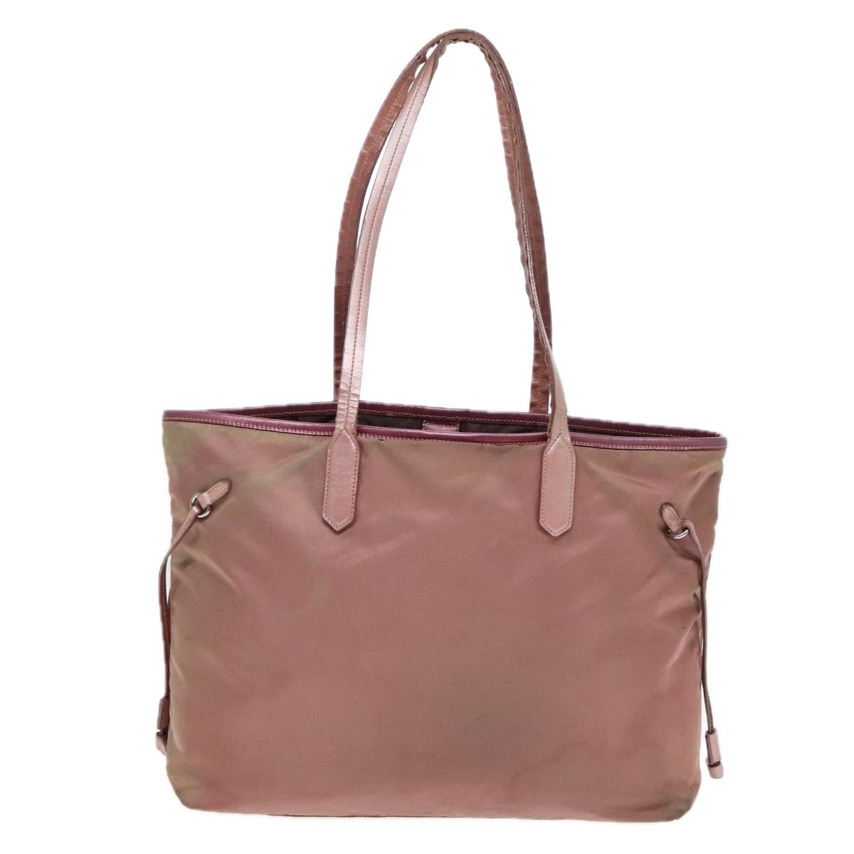 PRADA Tote Bag Nylon Pink Auth 93504 - 0