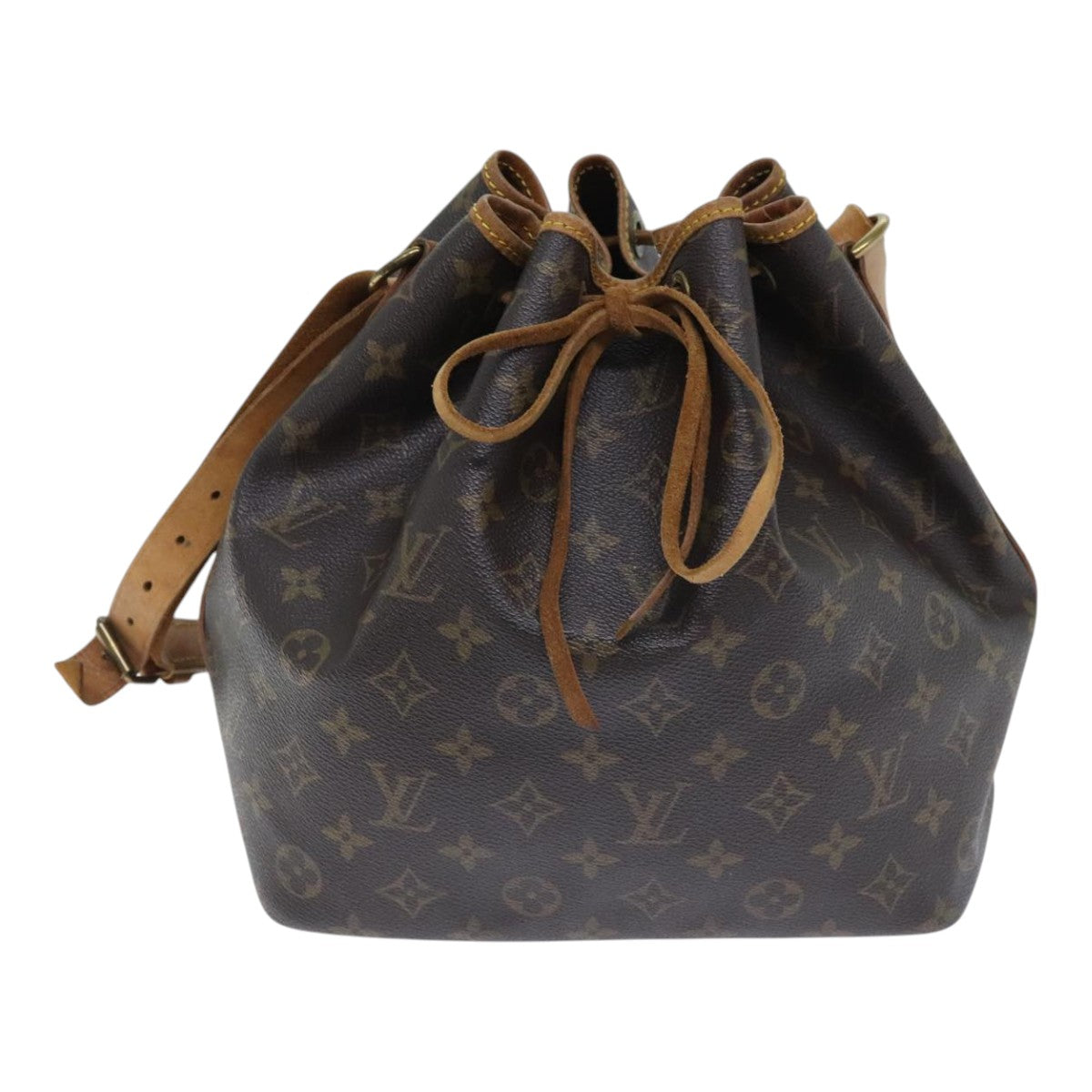 LOUIS VUITTON Monogram Petit Noe Shoulder Bag M42226 LV Auth 93505