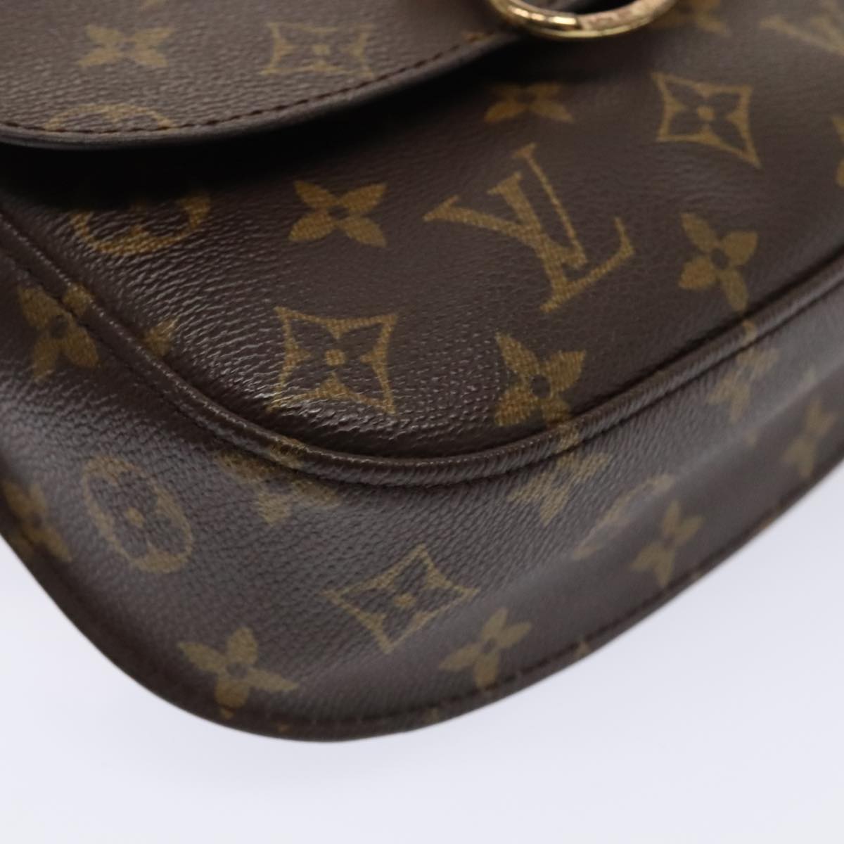 LOUIS VUITTON Monogram Saint Cloud MM Shoulder Bag M51243 LV Auth 93515