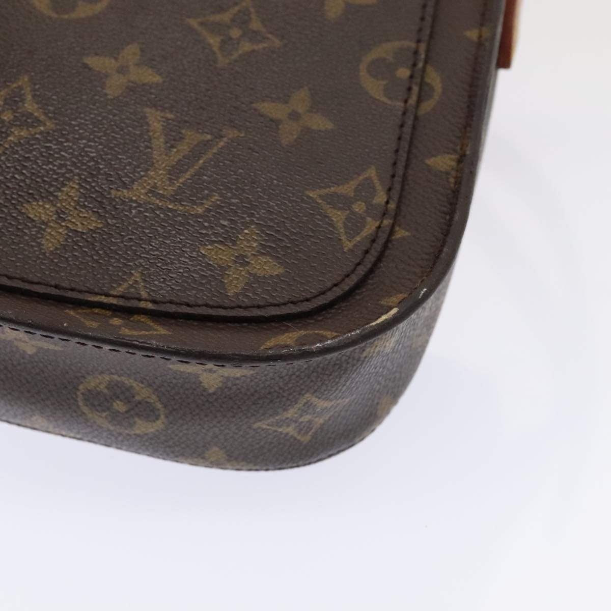 LOUIS VUITTON Monogram Saint Cloud MM Shoulder Bag M51243 LV Auth 93515