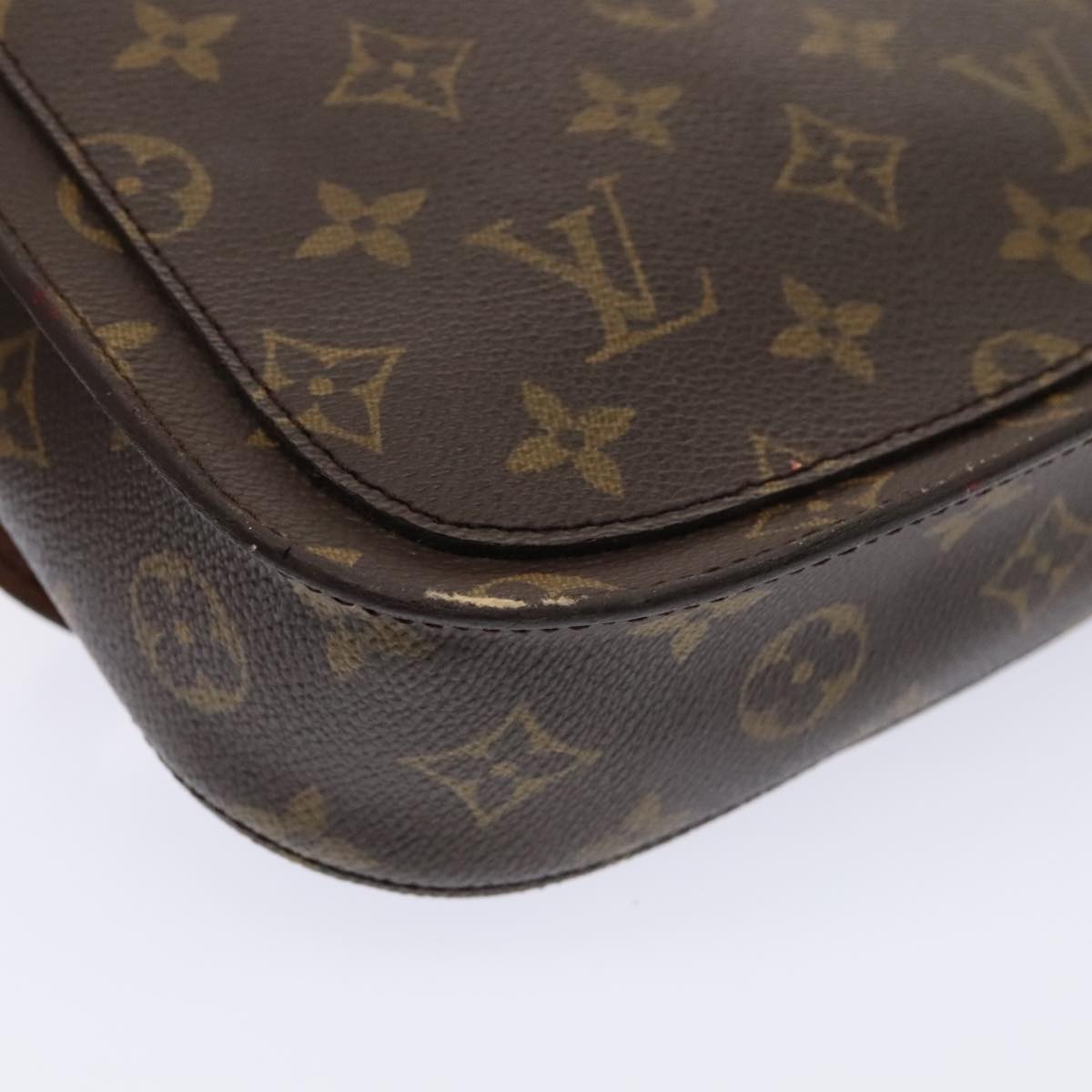 LOUIS VUITTON Monogram Saint Cloud MM Shoulder Bag M51243 LV Auth 93515