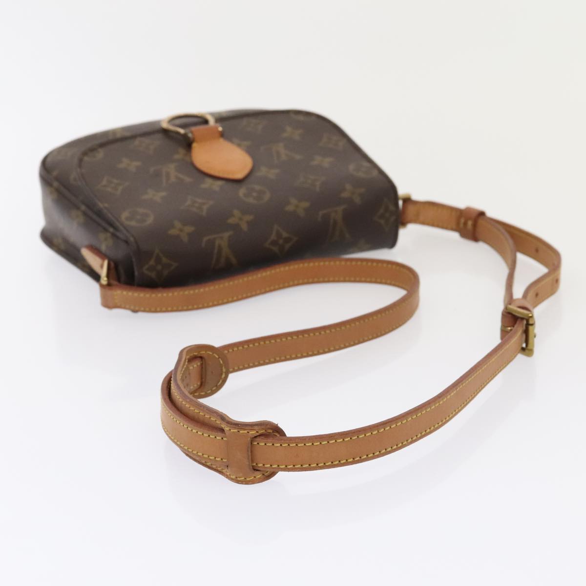 LOUIS VUITTON Monogram Saint Cloud MM Shoulder Bag M51243 LV Auth 93515