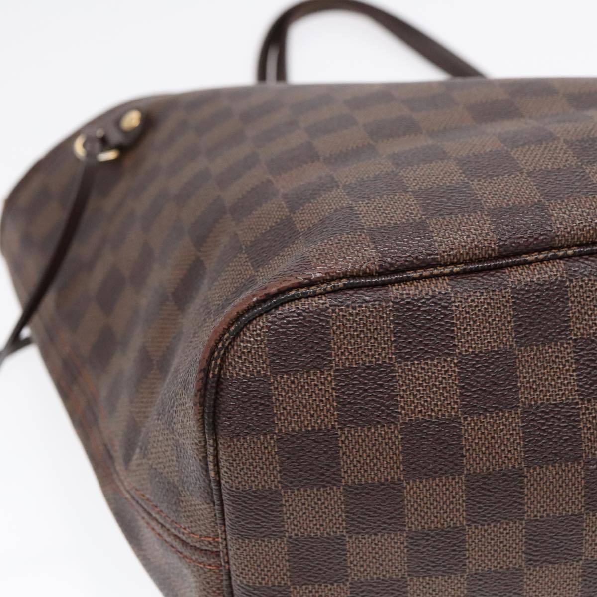 LOUIS VUITTON Damier Ebene Neverfull MM Tote Bag N51105 LV Auth 93531