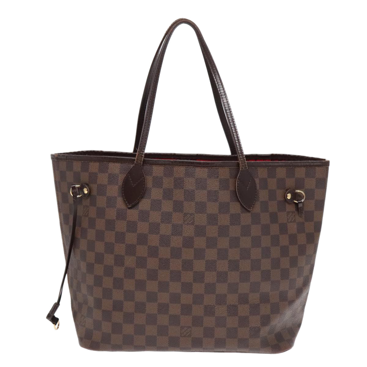 LOUIS VUITTON Damier Ebene Neverfull MM Tote Bag N51105 LV Auth 93531