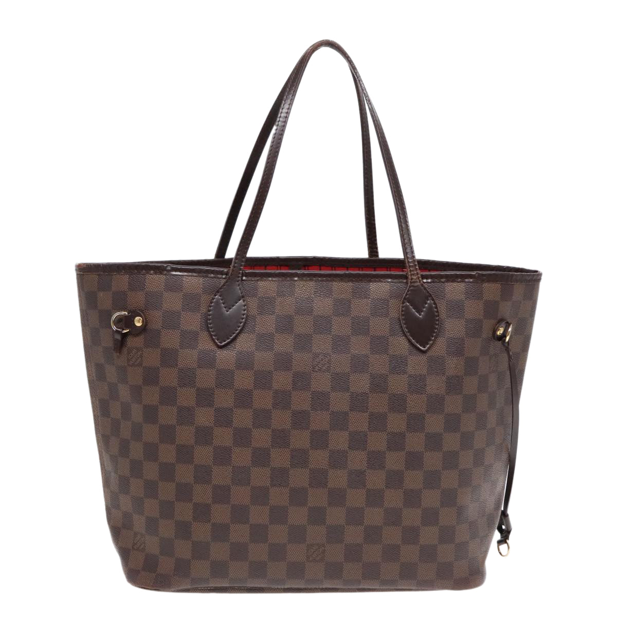 LOUIS VUITTON Damier Ebene Neverfull MM Tote Bag N51105 LV Auth 93531 - 0