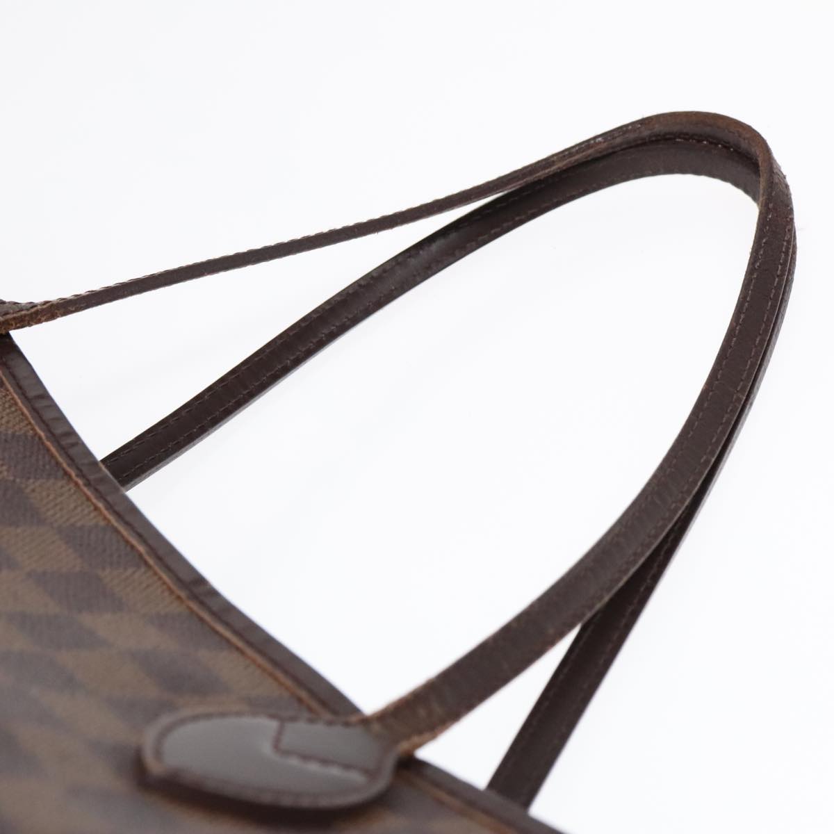 LOUIS VUITTON Damier Ebene Neverfull MM Tote Bag N51105 LV Auth 93531