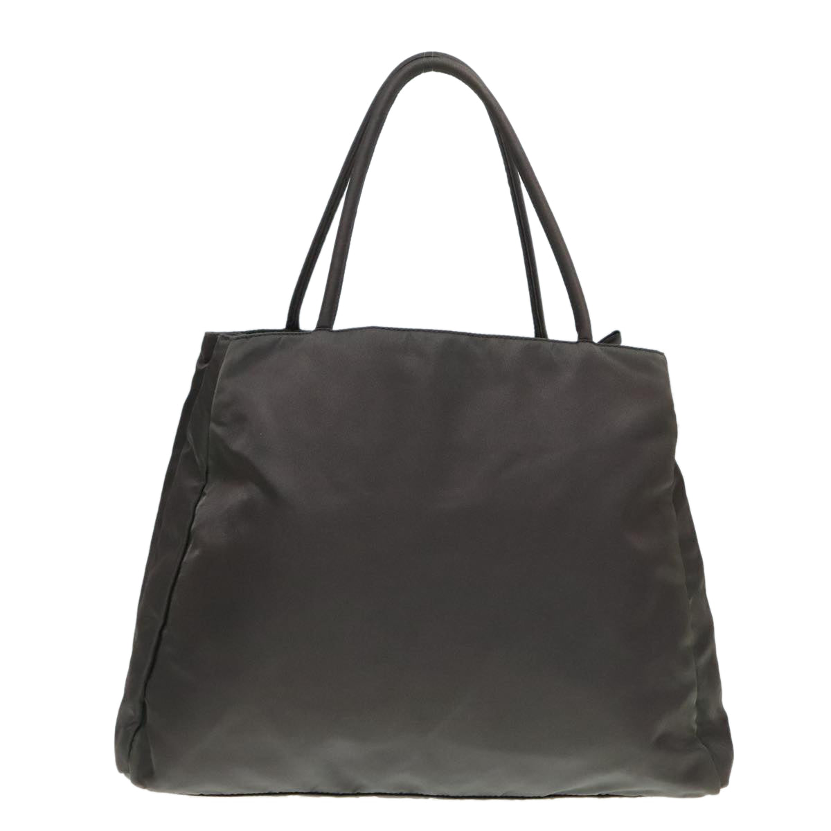 PRADA Tote Bag Nylon Gray Auth 93541 - 0