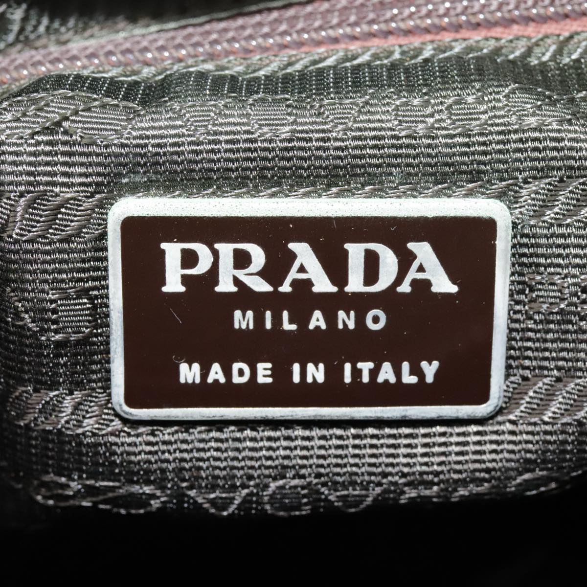 PRADA Tote Bag Nylon Green Auth 93550