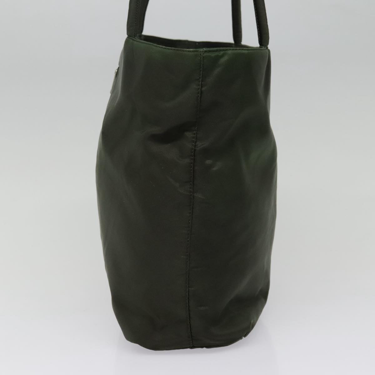 PRADA Tote Bag Nylon Green Auth 93550