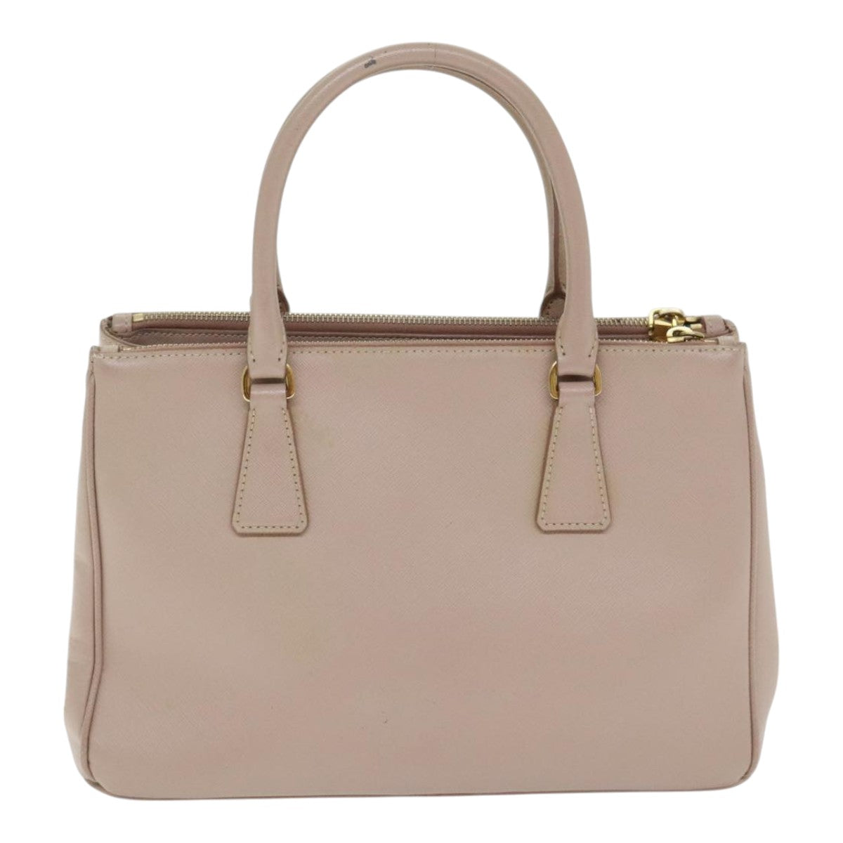 PRADA Galleria Hand Bag Safiano leather 2way Pink Gold Auth 93578 - 0