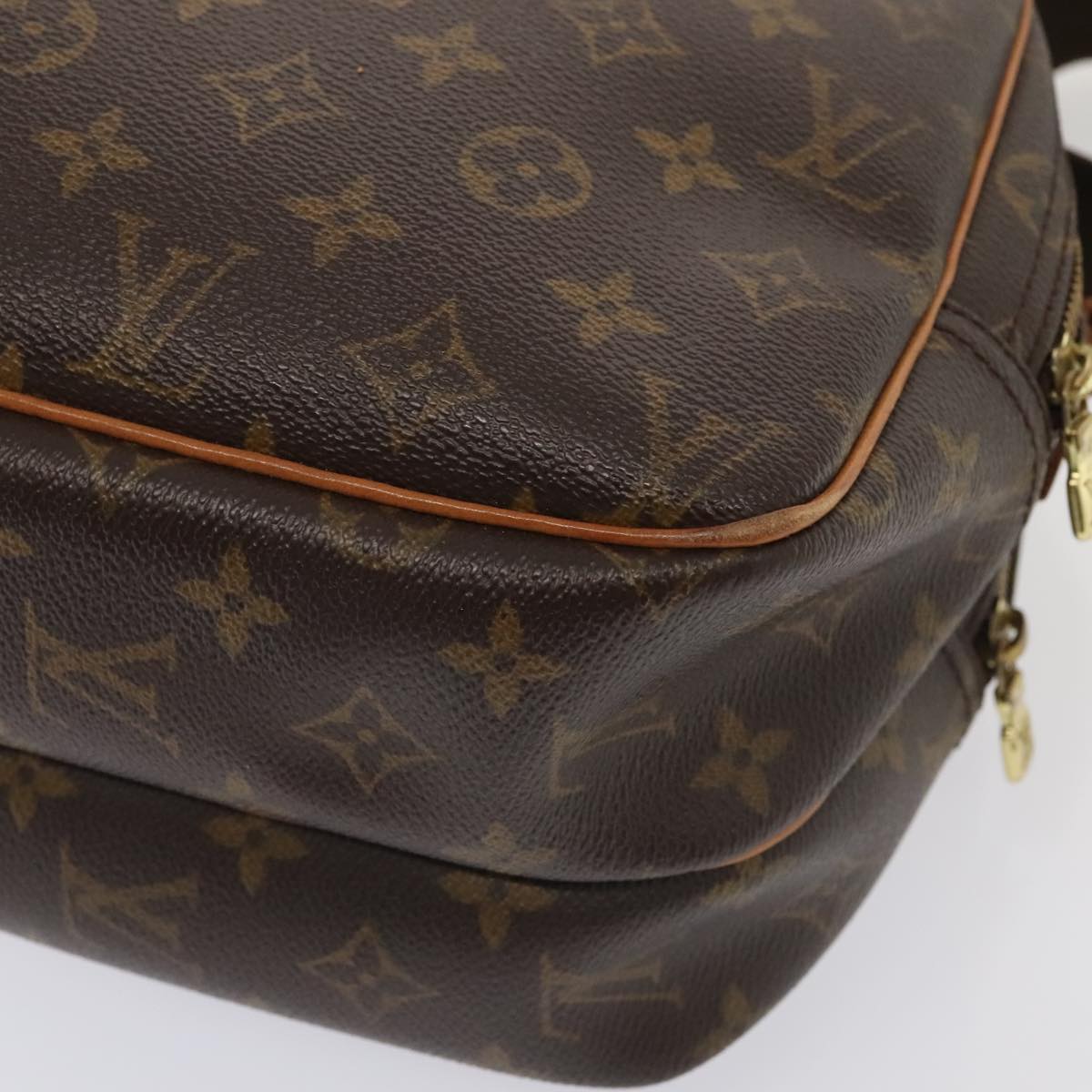 LOUIS VUITTON Monogram Reporter PM Shoulder Bag M45254 LV Auth 93582