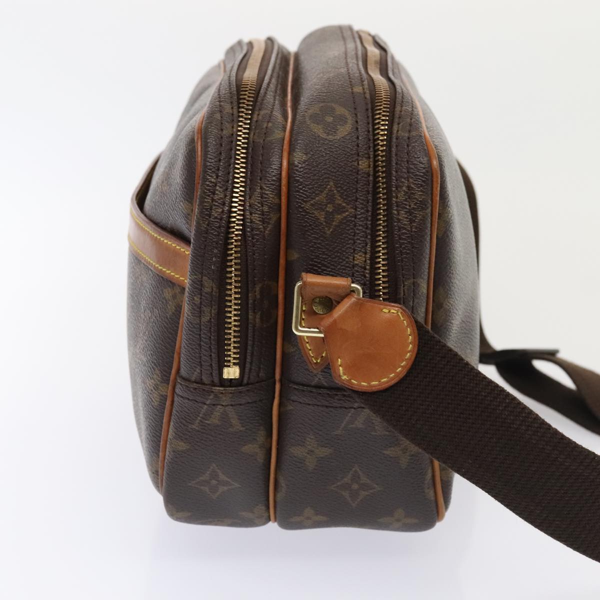 LOUIS VUITTON Monogram Reporter PM Shoulder Bag M45254 LV Auth 93582