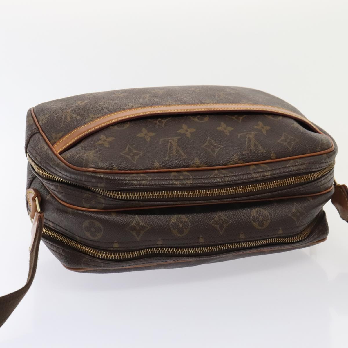 LOUIS VUITTON Monogram Reporter PM Shoulder Bag M45254 LV Auth 93582