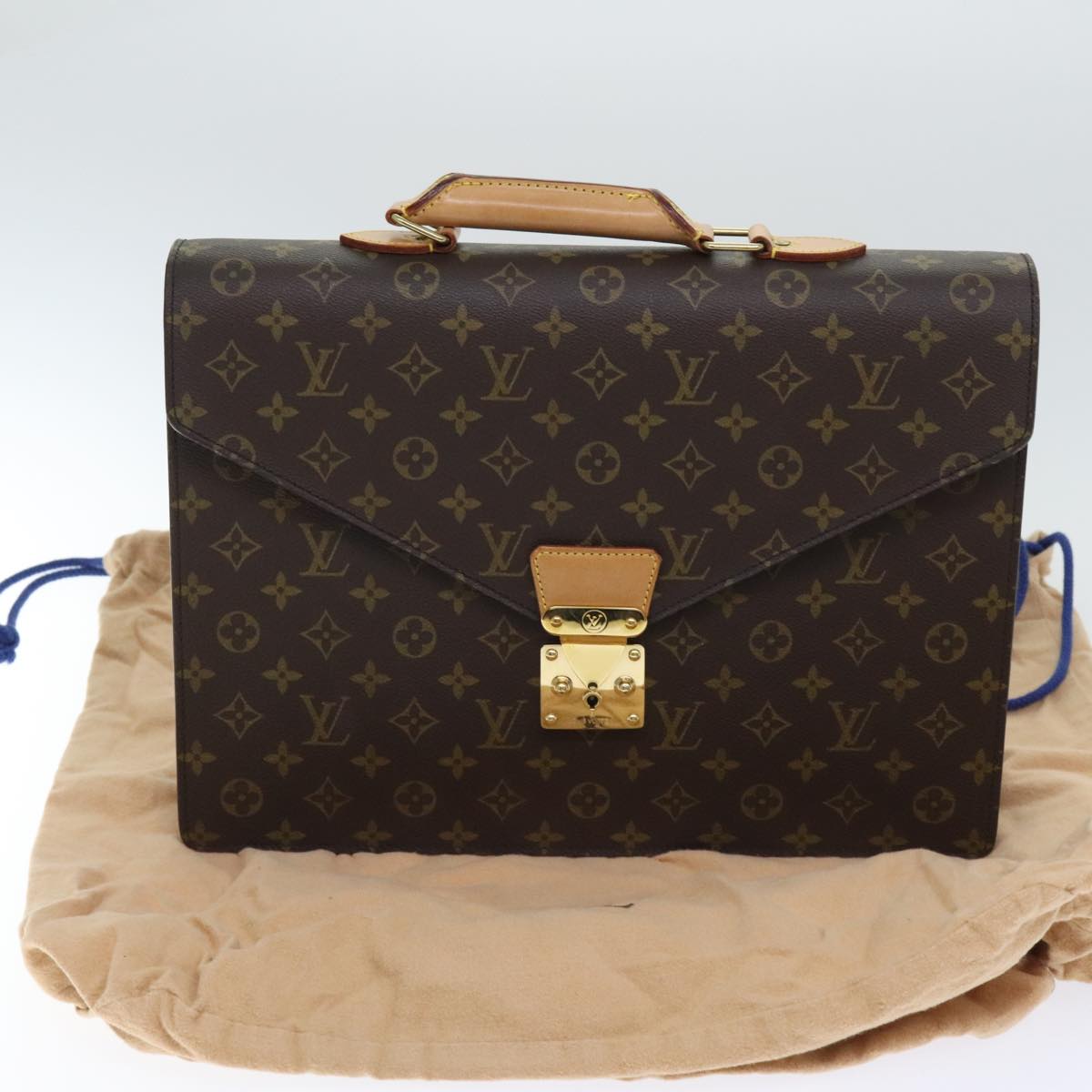 LOUIS VUITTON Monogram Serviette Conseiller Briefcase M53331 LV Auth 93584