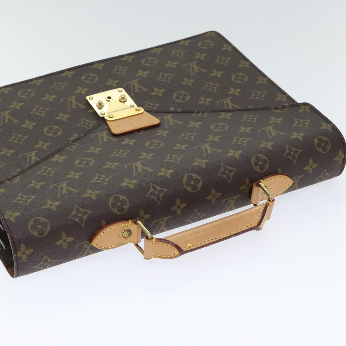 LOUIS VUITTON Monogram Serviette Conseiller Briefcase M53331 LV Auth 93584