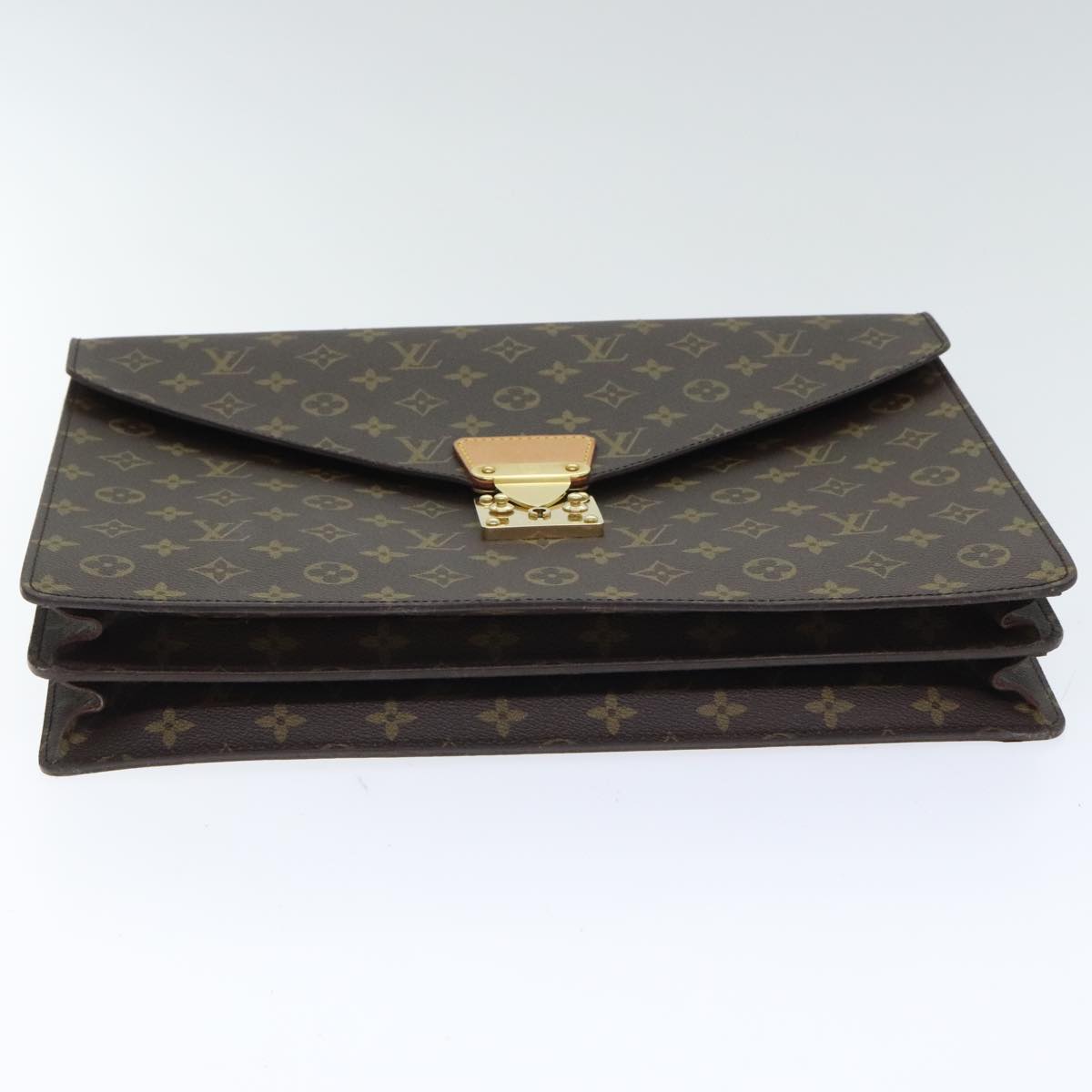 LOUIS VUITTON Monogram Serviette Conseiller Briefcase M53331 LV Auth 93584