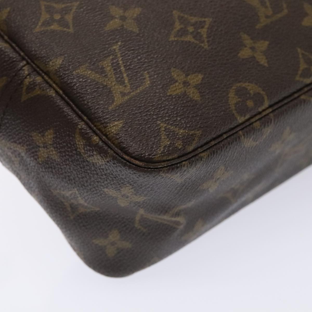 LOUIS VUITTON Monogram Trousse Toilette 28 Clutch Bag Vintage M47522 Auth 93588