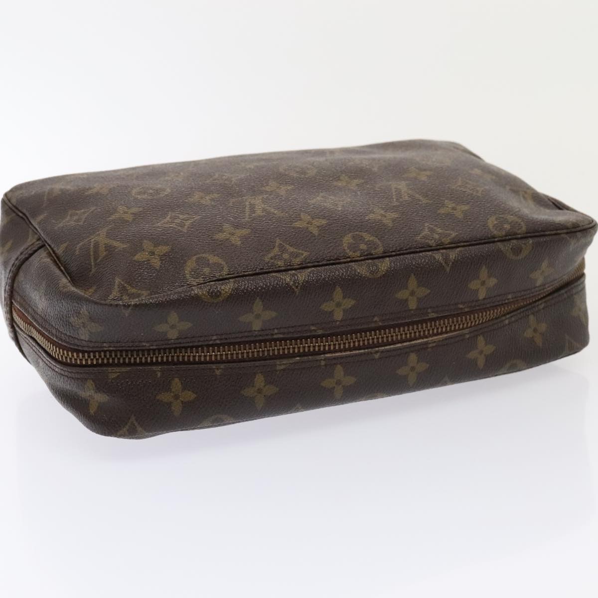 LOUIS VUITTON Monogram Trousse Toilette 28 Clutch Bag Vintage M47522 Auth 93588