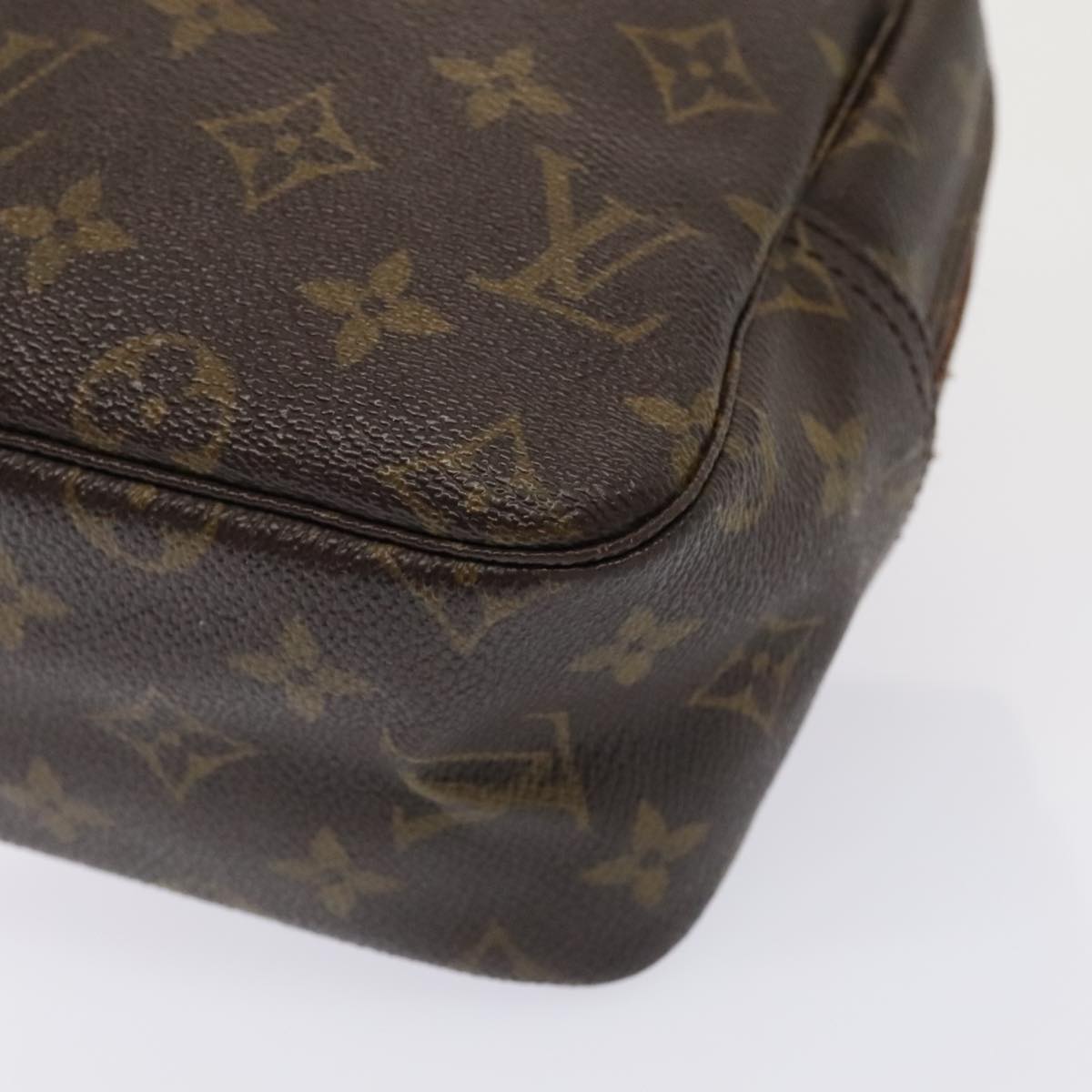 LOUIS VUITTON Monogram Trousse Toilette 28 Clutch Bag Vintage M47522 Auth 93588