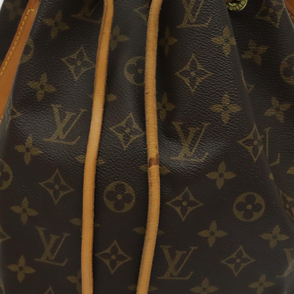 LOUIS VUITTON Monogram Petit Noe Shoulder Bag M42226 LV Auth 93595