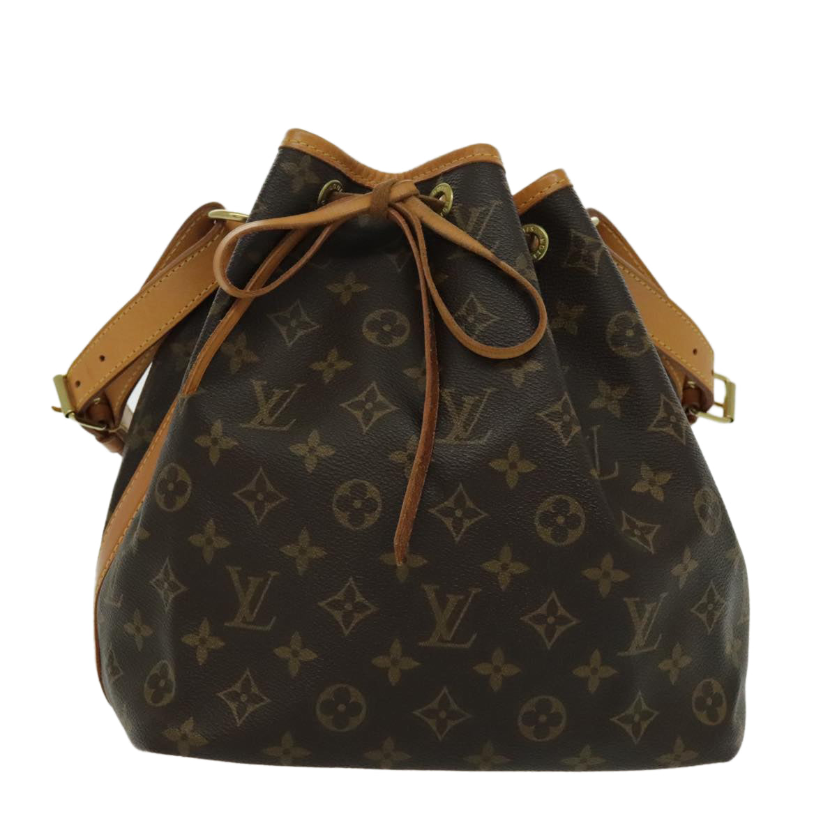 LOUIS VUITTON Monogram Petit Noe Shoulder Bag M42226 LV Auth 93595