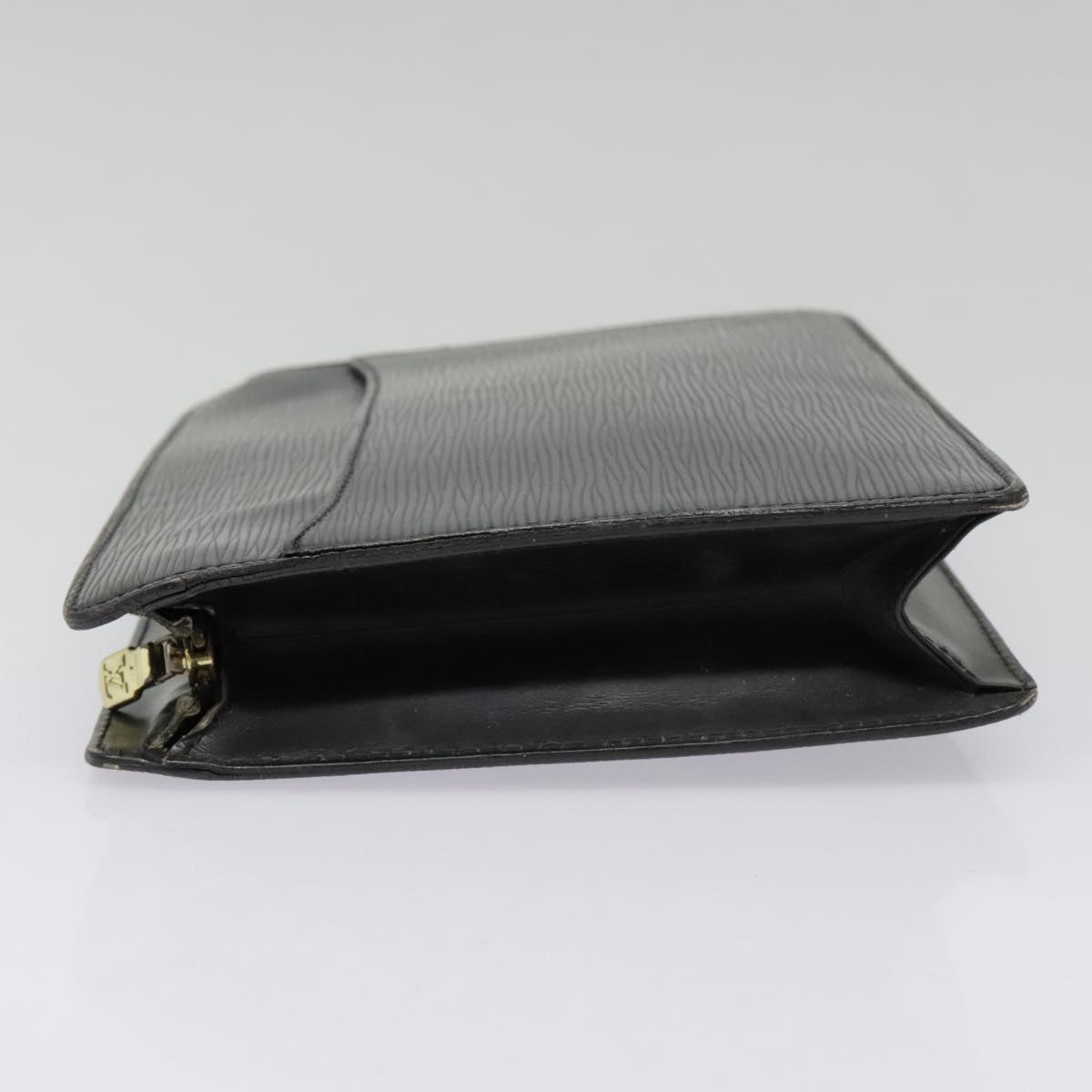 LOUIS VUITTON Epi Pochette Homme Clutch Bag Black Noir M52522 LV Auth 93608