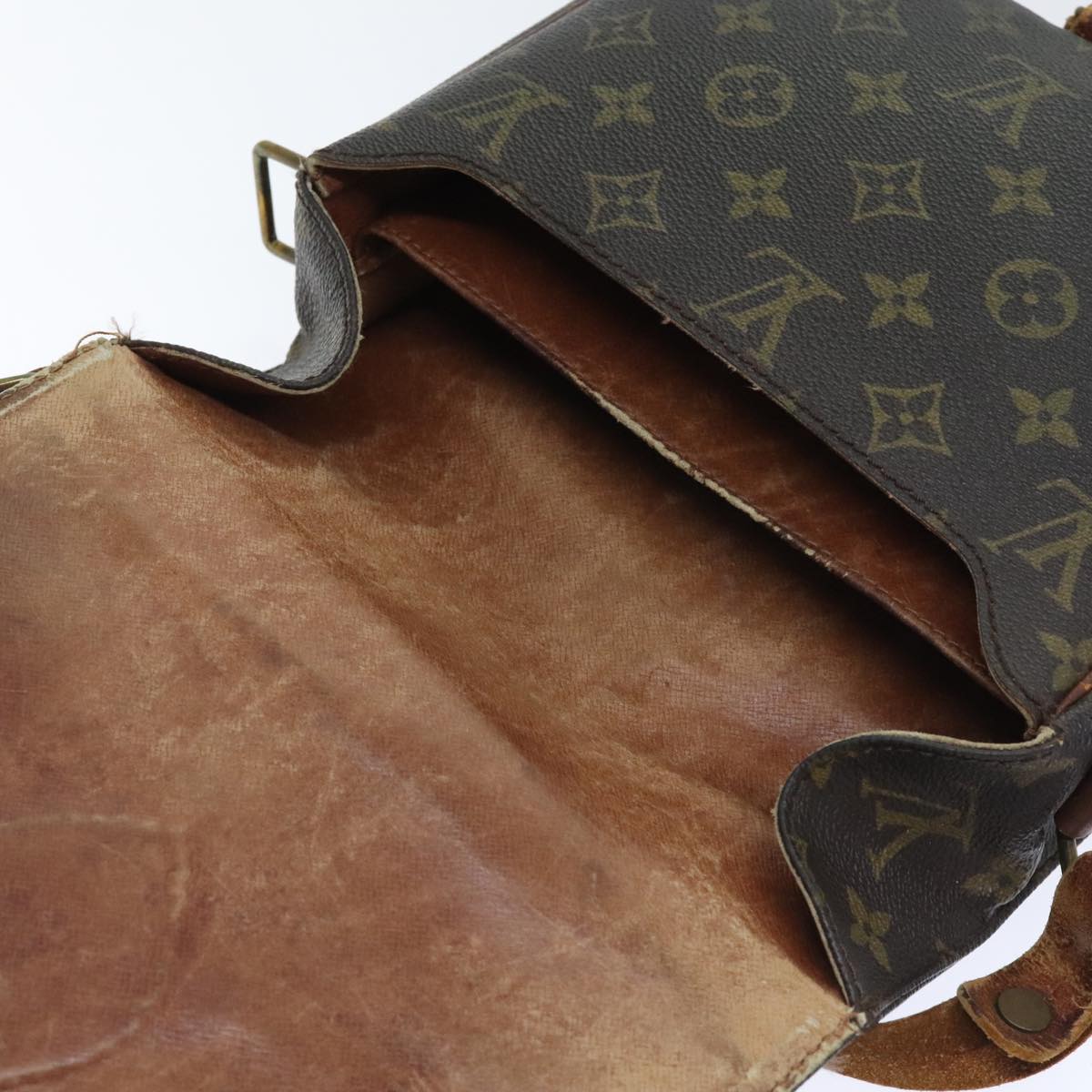 LOUIS VUITTON Monogram Cartouchiere MM Shoulder Bag M51253 LV Auth 93610