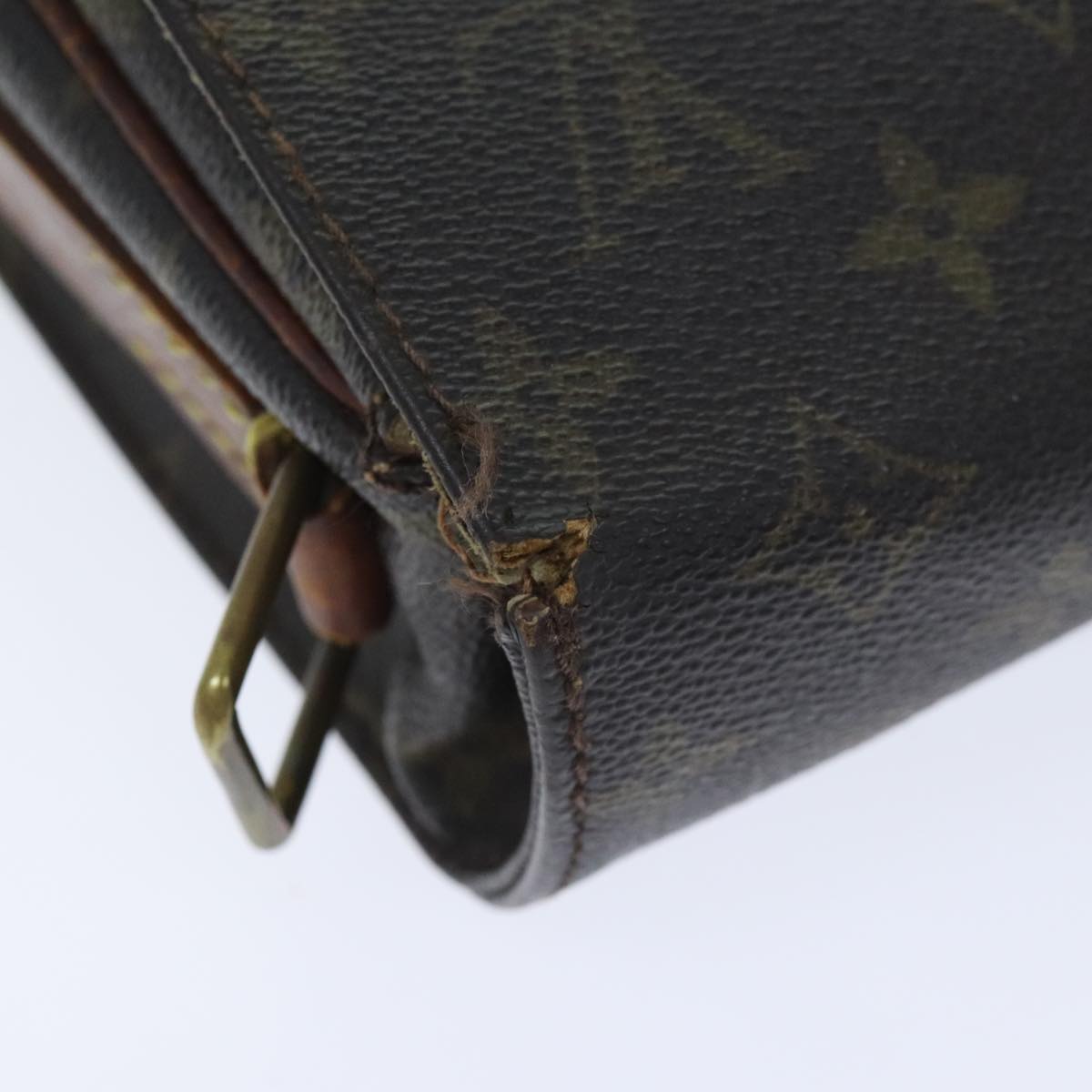 LOUIS VUITTON Monogram Cartouchiere MM Shoulder Bag M51253 LV Auth 93610