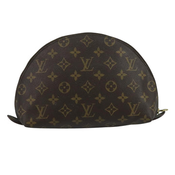 LOUIS VUITTON Monogram Trousse Demi Ronde Cosmetic Pouch M47520 LV Auth 93624 - 0