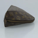 LOUIS VUITTON Monogram Trousse Demi Ronde Cosmetic Pouch M47520 LV Auth 93624-3