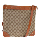 GUCCI GG Canvas Shoulder Bag Beige 120894 Auth 93629-1
