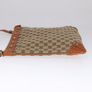 GUCCI GG Canvas Shoulder Bag Beige 120894 Auth 93629-4
