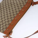 GUCCI GG Canvas Shoulder Bag Beige 120894 Auth 93629A-6