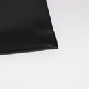 PRADA Clutch Bag Leather Black Auth 93630-14