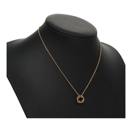 LOUIS VUITTON Pandantif 1P Diamond Necklace Diamond 6.1K Only 800 LV Auth 93646S