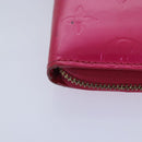 LOUIS VUITTON Monogram Vernis Eldridge Wallet Fuchsia Pink M91240 LV Auth 93651-15