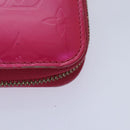 LOUIS VUITTON Monogram Vernis Eldridge Wallet Fuchsia Pink M91240 LV Auth 93651-16