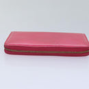 LOUIS VUITTON Monogram Vernis Eldridge Wallet Fuchsia Pink M91240 LV Auth 93651-3
