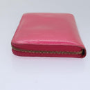 LOUIS VUITTON Monogram Vernis Eldridge Wallet Fuchsia Pink M91240 LV Auth 93651-6
