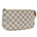 LOUIS VUITTON Damier Azur Pochette Accessoires Pouch N51986 LV Auth 93662-1