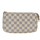LOUIS VUITTON Damier Azur Pochette Accessoires Pouch N51986 LV Auth 93662-2