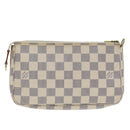 LOUIS VUITTON Damier Azur Pochette Accessoires Pouch N51986 LV Auth 93662-3