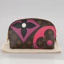 LOUIS VUITTON Monogram Game On Pochette Cosmetic PM Pouch M80283 LV Auth 93663A-12