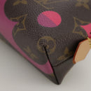 LOUIS VUITTON Monogram Game On Pochette Cosmetic PM Pouch M80283 LV Auth 93663A-14