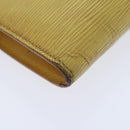 LOUIS VUITTON Epi Pochette Accessoires Pouch Yellow M52989 LV Auth 93680-15