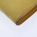 LOUIS VUITTON Epi Pochette Accessoires Pouch Yellow M52989 LV Auth 93680-16