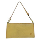 LOUIS VUITTON Epi Pochette Accessoires Pouch Yellow M52989 LV Auth 93680-13