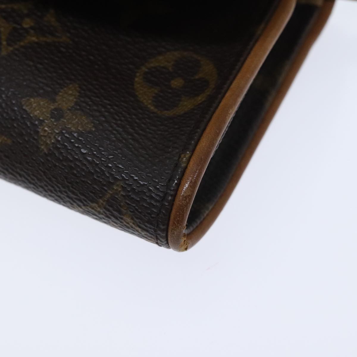 LOUIS VUITTON Monogram Pochette Twin PM Shoulder Bag M51854 LV Auth 93681