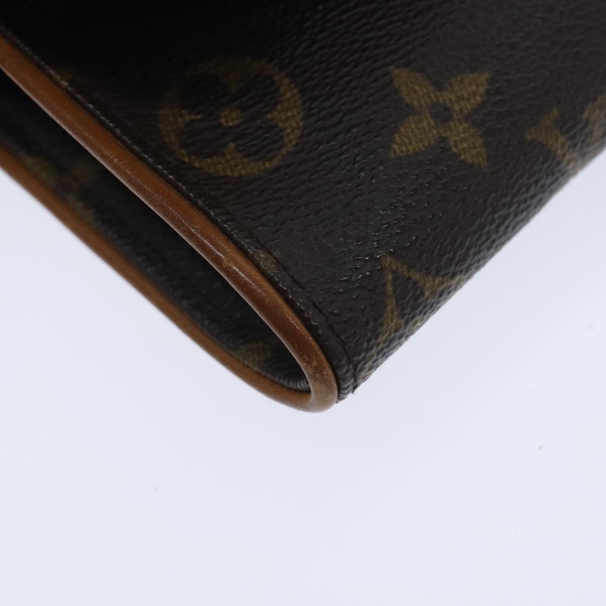 LOUIS VUITTON Monogram Pochette Twin PM Shoulder Bag M51854 LV Auth 93681